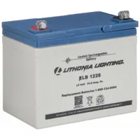 Battery: ELT125, Sealed Lead Acid, 12 V Volt, 28 Ah Battery Capacity, 6 1/4 in Overall Ht (MPN ELB 1228)