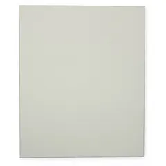 This solid polymer panel is used to construct bathroom partitions. It measures 55 inches in height, 60 inches in width, and 1 inch in thickness. The panel has a Cream color with a Pebble finish and texture. Suitable for commercial restroom applications.