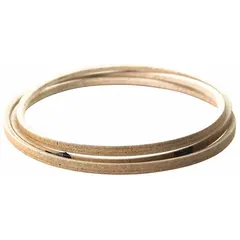 This deck belt is constructed with Kevlar® reinforcement for increased tensile strength. It transfers power from the engine pulley to the spindle blades, enabling cutting deck engagement for grass cutting applications.