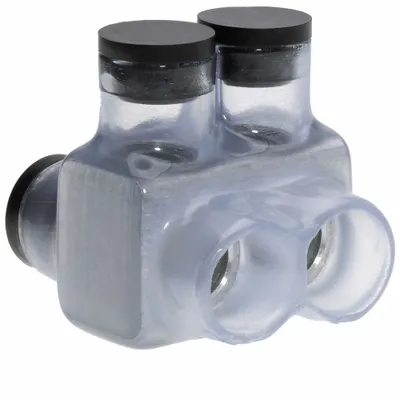 POLARIS Multitap Connector: 2 Port, Double-Sided Entry, 6 AWG – 250 kcmil Wire Size - Dry-Location Double-Sided Entry Multitap Connectors