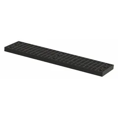 This adjustable vented shelf is designed for use with DuraShelf brand systems, specifically model numbers AS6616x3 and AS6616x4. Measuring 66 inches wide by 16 inches deep, the vented construction allows airflow, making it suitable for storage environments where ventilation is beneficial. It is a replacement part for material handling shelving units.