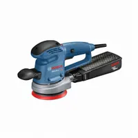 BOSCH Corded Sander: 5 in Dia, Random Orbital, Hook and Loop, 3/16 in Orbit, Variable Speed, 3 A (MPN GEX33-5N)