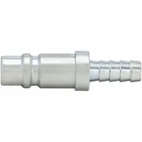 SPEEDAIRE Quick Connect Hose Coupling: 1/2 in Body Size, 3/8 in Hose Fitting Size, Male Hose Barb (MPN 30E672)