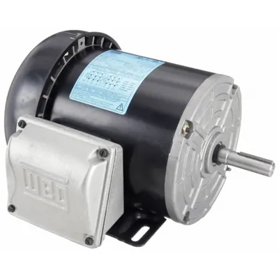 WEG General Purpose Motor: Rigid Base Mount, Totally Enclosed Fan Cooled, 3/4 hp - Rigid Base 3-Phase General Purpose AC Motors