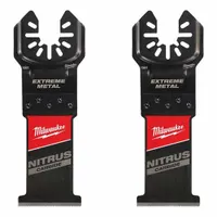 Open-back universal OIS mounted blade for oscillating multi-tools. Overall length 4-3/16 in. Suitable for cutting wood, drywall, and plastics in renovation, demolition, and finish carpentry applications requiring precise plunge or flush cuts