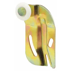 This hanging door roller from PRIME-LINE is designed for light-duty sliding doors in residential or light commercial settings. Each pair supports up to 50 lb and measures 2-1/2 inches in length and 3-13/16 inches in width. The roller ensures smooth door operation along the track.