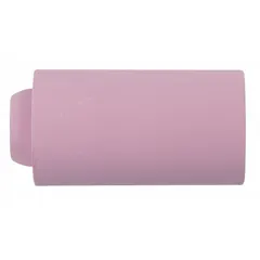 Standard alumina nozzle for welding torches, model No. 12. Used to direct shielding gas and protect the weld pool in MIG and TIG welding. Pack of 10 units.