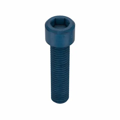METRIC BLUE Socket Head Cap Screw: M12x1.75 Thread Size, 50 mm Lg, Std, Blue Phosphate - Metric System Standard Socket Head Cap Screws