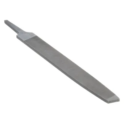 WESTWARD Machinists File: Rectangular, Smooth Cut, 8 in Lg without Tang, 13/16 in Wd - Tapered Single-Cut Rectangular Files