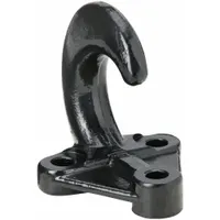 BUYERS PRODUCTS Tow Hook: Black, Forged Steel (MPN B076A)
