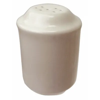 ITI Salt Shaker, Vitrified Stoneware, White, 3 in Height - Salt or Pepper Shakers