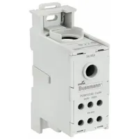 BUSSMANN Power Distribution Block: Finger-Safe, Lug, Lug, 6 AWG – 500 kcmil For Line Side Wire Sizes (MPN PDBFS330)