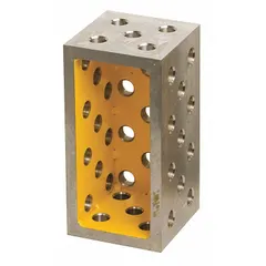 The BUILDPRO Riser Block T50125 is an 8-inch tall support block with a 1,000 lb holding capacity. It is used to elevate and support heavy equipment, piping, or structural components in industrial settings, providing a stable platform for alignment, vibration isolation, or access.