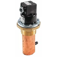 This low water cut-off is a safety device for steam and hot water boilers. It automatically shuts off the burner when water level drops below a safe point, preventing dry-fire damage. Used in commercial and industrial heating systems.