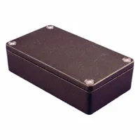 This die-cast aluminum enclosure measures 4 in x 2 in x 1 in and features a solid cover secured with screws. Rated NEMA 1/12/13/4/4X, it provides protection against dust, water, and corrosion for electrical and electronic components in indoor or outdoor environments. Knockouts are not included