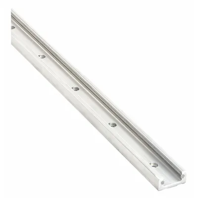 PBC LINEAR Linear Guide Rail: 14, 60 in Overall Lg, 1.32 in Overall Wd, 0.62 in Overall Ht - PBC Linear Redi-Rail Guide Rails