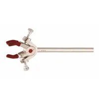 OHAUS Wall Clamp: Dual Adjust Clamp, Zinc, 6 in Overall Lg, 3 Prongs, 0 in Min Jaw Opening (MPN CLM-ULTRA3DZS)