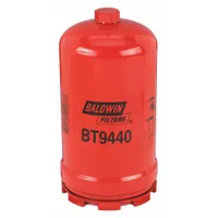 Spin-on hydraulic filter with M68-2.0 thread size and cellulose media. Designed for hydraulic fluid systems to remove contaminants. Includes two O-rings. Compatible with John Deere vehicles