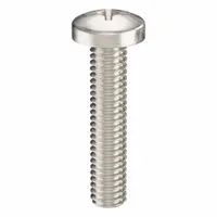 Machine Screw: 5/16"-18 Thread Size, 1 1/2 in Lg, 316, Stainless Steel, Plain, Pan, Phillips, 5 PK (MPN ZSCRW-417)