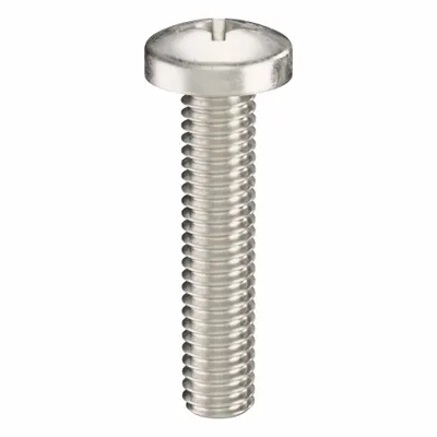USA INDUSTRIALS Machine Screw: 5/16"-18 Thread Size, 1 1/2 in Lg, 316, Stainless Steel - Pan Head Machine Screws