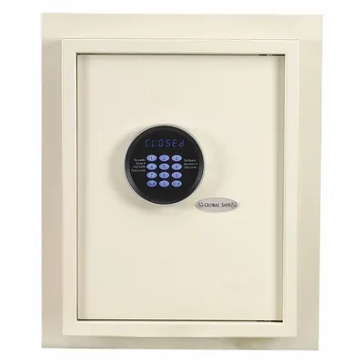 GLOBAL SAFE Hotel Safe: Digital Combo Lock, 0.66 cu ft Capacity, Steel, Not Fire Rated - Hotel Safes