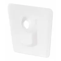 Aluminum dovetail assembly for inline analyzers. Provides a mounting interface for oxygen and nitrogen analysis equipment in industrial process monitoring. Dimensions: 2 1/2 in depth, 1/4 in width, 2 in height