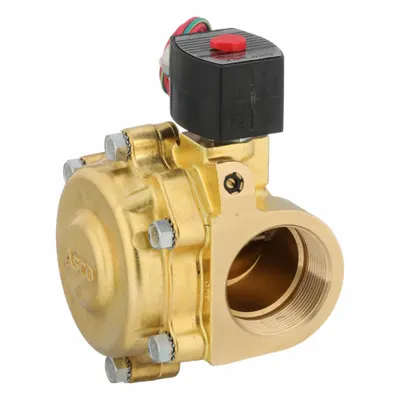 REDHAT Solenoid Valve: 2-Way, Normally Closed, 2 in Pipe Size, 24V DC - 2-Way/2-Position, Normally Closed Solenoid Valves