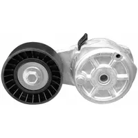The DAYCO 89280 is a self-adjusting belt tensioner with one pulley and an outside diameter of 2 3/4 in. It automatically maintains proper tension in engine accessory drive belts, reducing slip, noise, and wear on pulleys and components