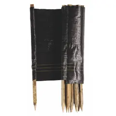 APPROVED VENDOR Silt Fence, 3 ft Height, 100 ft Length, 11 Stakes, Polypropylene, Black