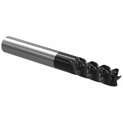 WIDIA Square End Mill: Carbide, TiAlN Coated, 5 Flute, 1/2" Mill Dia, 1-1/4" LOC - Fast-Cutting Carbide Square End Mills for Steel & Cast Iron