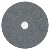 This unitized wheel is designed for final finishing of stainless steel and nickel alloys. It features a silicon carbide abrasive in fine grit with soft density for blending, deburring, and polishing. The wheel has a 6 in diameter, 1 in width, and 1/2 in arbor hole. Supplied as a 4-pack