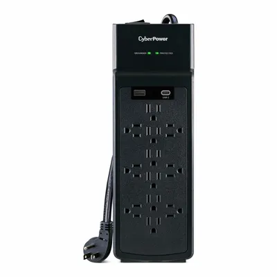 CYBER POWER P1208UC15BK General Purpose Surge Protector - General Purpose Surge Protectors