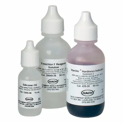 HACH Molybdate 3 Reagent Solution: 50 mL Volume, Bottle, 7664-93-9, Reagent - Additional Calibration Solutions & Standards