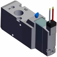 Solenoid Air Control Valve: Three-Way / Two-Position, Single Solenoid, Female 1/4 NPT, 24V DC, VP300 (MPN VP342RK-5MZE1-02NA)