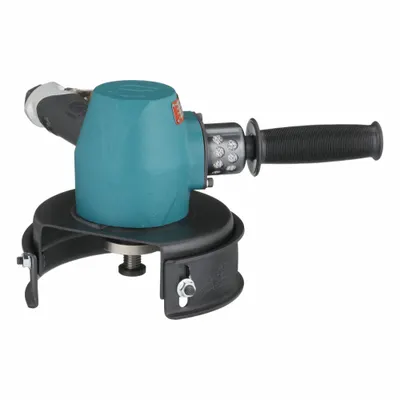 DYNABRADE Angle Grinder: 6 in Wheel Dia, 3 hp Horsepower, 6,000 RPM Max. Speed - Vertical Grinders