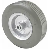 MARASTAR Flat-Free Wheel: 8 in Wheel Dia., 2 1/2 in Wheel Wd, Polyurethane, 300 lb Load Capacity
