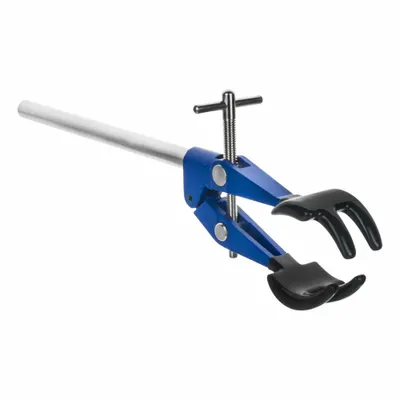 EISCO SCIENTIFIC Clamp on Rod: Clamp on Rod, Zinc Alloy, Zinc Alloy, 9 1/2 in Overall Lg - Lab Clamps