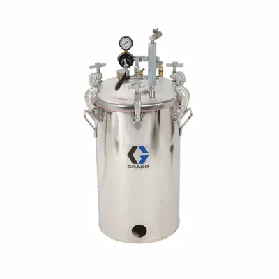GRACO HIGH PRESSURE TANK: 10 gal Capacity, 100 psi Op Pressure - Max - Paint Pressure Tanks