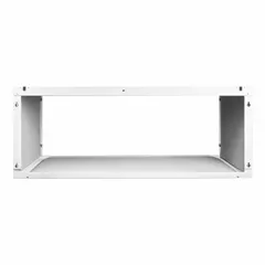 Metal wall sleeve for through-the-wall air conditioner installation. Measures 16 1/16 in x 42 in x 14 13/16 in. Includes 14 short screws. Used to provide a secure housing for the air conditioner unit in wall openings.