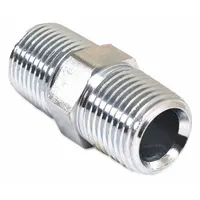 MI-T-M Hex Nipple: Mfr Part # 24-0031, Steel, 1/2 in Overall Dia