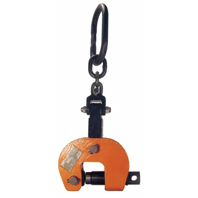 RENFROE Plate Clamp: Plate Clamp, 3,000 lb Working Load Limit, Vertical Lift with 180° Flip - Locking & Turning Plate-Lifting Clamps