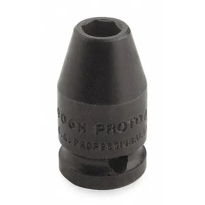 PROTO Impact Socket: 1/4 in Drive Size, Metric, 10 mm Socket Size, 6-Point, Std - 1/4" Drive Impact Sockets