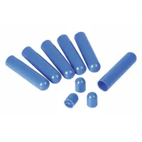 Blue rotor sleeves for use with GCC Series Clinical Centrifuges. They hold sample tubes during centrifugation, ensuring balanced rotation and protecting the rotor from wear. Suitable for routine clinical sample processing