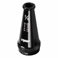 Solid bore nozzle with rigid NST base and aluminum body. Delivers a straight stream spray pattern for direct water application in firefighting operations. Suitable for use with fire hoses in municipal and industrial fire-suppression systems