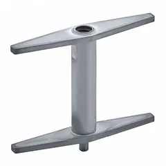 This titanium double beater is a replacement cutting tool for the IKA A 11 Basic Analytical Mill. It is designed for pulverizing and homogenizing hard, brittle, or fibrous materials in laboratory sample preparation. The titanium construction offers corrosion resistance for demanding applications.