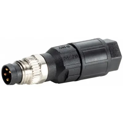 MURRELEKTRONIK Circular Connector: A Coded, 4 Pin, M8 Screw with Straight Connection, IP65/IP67 - Field-Wireable M8 Circular Connectors