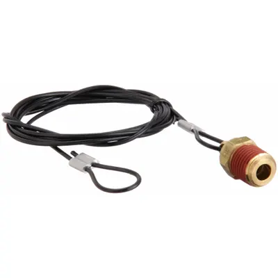 CONTROL DEVICES Drain Pull Valve: 1/4 in Inlet Size, 1/4 in Outlet Size - Drain Pull Valves for Air Compressors