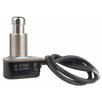 CARLING TECHNOLOGIES Miniature Pushbutton Switch: Non-Illuminated, Extended Profile, Metallic - Miniature Push Buttons