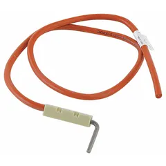 This direct spark igniter generates a high-voltage spark to ignite gas burners in commercial and residential heating systems. It is used as a replacement component for YORK HVACR equipment to ensure reliable furnace or boiler operation.