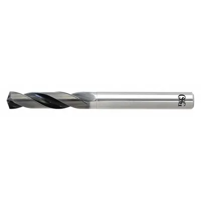 OSG A BRAND Screw Machine Drill Bit: 6 mm, WXL-Coated Carbide - Coolant-Through Solid Carbide Screw-Machine Length Drill Bits for Stainless Steel & Super Alloys